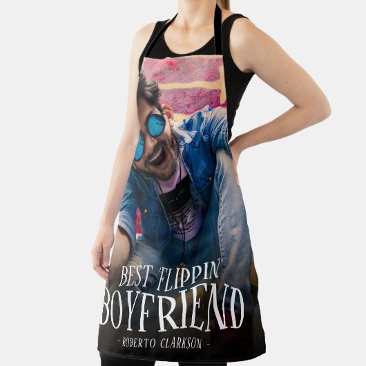 'Flippin'最高のボーイフレンドの写真 | 名前エプロン エプロン (インサイチュ)