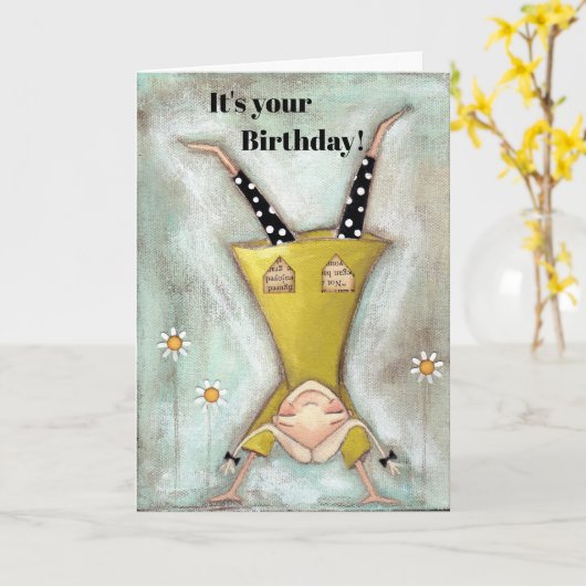 Flippin' Sweet -誕生日カード カード (黄色い花)