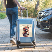 Flipping Flapping Merry Christmas Penguin Quirky シール (スーツケースインサイチュ)