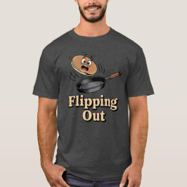Flipping Out | Funny Chef Humor   Tシャツ
