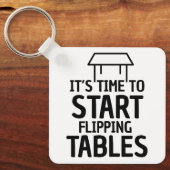 Flipping Tables  キーホルダー (正面)