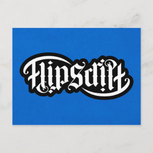FlipScript Ambigramノートカード ポストカード