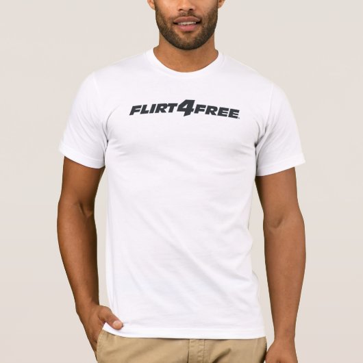 Flirt4Free Guys Vneck Tシャツ (正面)