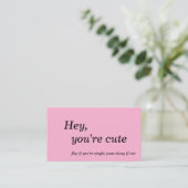 Flirt and Connect Cards 名刺 (スタンド正面)