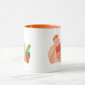 Flirtatious Guy マグカップ (中央)