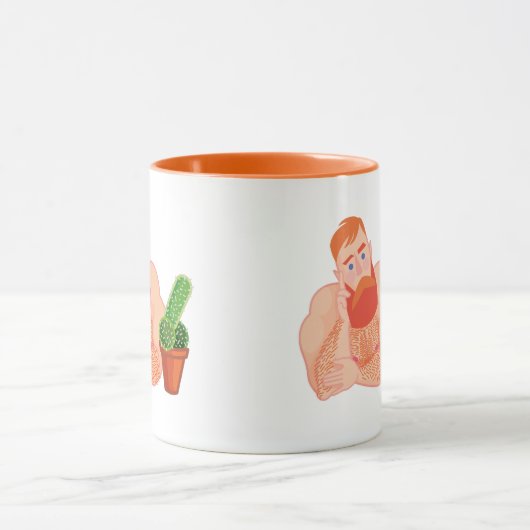 Flirtatious Guy マグカップ (中央)