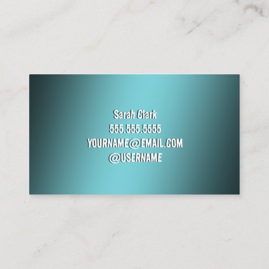 Flirtingおもしろい Business Card 名刺 (裏面)