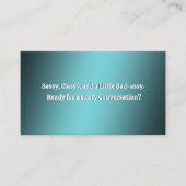 Flirtingおもしろい Business Card 名刺 (正面)