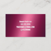 Flirtingおもしろい Business Card 名刺 (裏面)