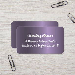 Flirtingおもしろい Business Card 名刺