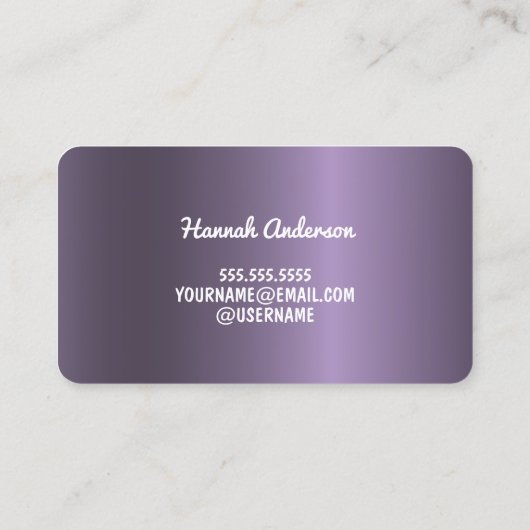 Flirtingおもしろい Business Card 名刺 (裏面)