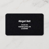 Flirting Gameプレミアム名刺 名刺 (裏面)