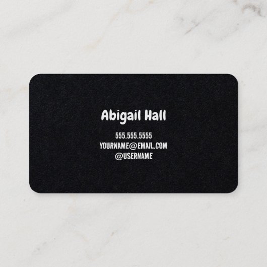 Flirting Gameプレミアム名刺 名刺 (裏面)