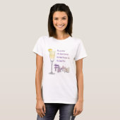 Flirtini Pineapple Mimosa Cocktail Recipe Art Tシャツ (正面フル)