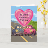 Flirty Anniversary Card カード (黄色い花)