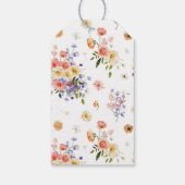 Flirty Floral Meadow | 夏のウェディングサンクスギフト ギフトタグ (裏面)