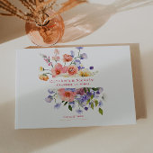 Flirty Floral Meadow | 夏の結婚式 ゲストブック