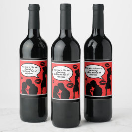 Flirty Wine Labels to Ignite Romance! ワインラベル