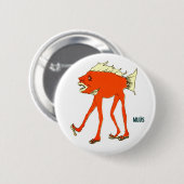 Flish-Floshボタン 缶バッジ (正面&裏面)