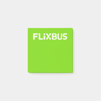 Flixbusの投稿に関する注意 ポストイット