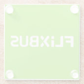 Flixbusガラスコースター ガラスコースター (裏面)