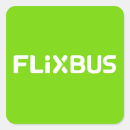 Flixbusステッカー スクエアシール