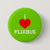 Flixbusバッジ 缶バッジ (正面)