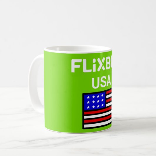 Flixbus コーヒーマグカップ (正面左)