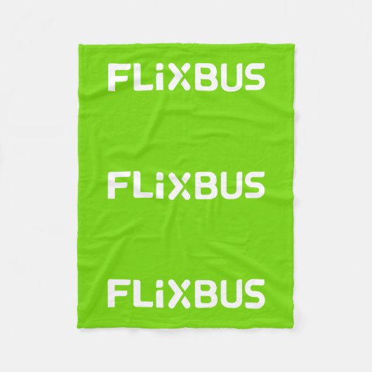 Flixbus Throw Blanket フリースブランケット (正面)