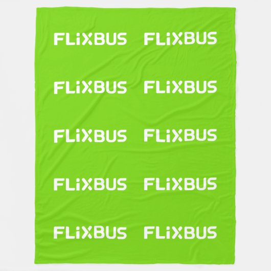 Flixbus Throw Blanket フリースブランケット (正面)