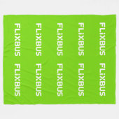 Flixbus Throw Blanket フリースブランケット (正面(横))
