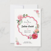 Floal Funeral Program Flyer 招待状 (正面)