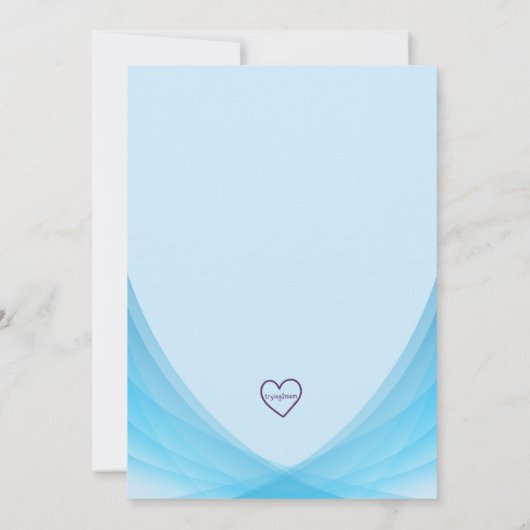 Float into Four, Pool Animals 4th Birthday 招待状 (裏面)