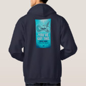 Float Your Fit オシャレ パーカー パーカ (裏面)