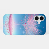 Floating Cherry Blossom Tree & Light Phone Case iPhone 16ケース (裏面横)
