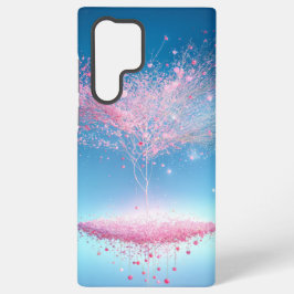 Floating Cherry Blossom Tree & Light Phone Case Samsung Galaxy S22 Ultraケース