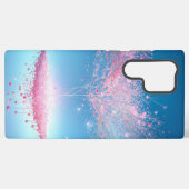 Floating Cherry Blossom Tree & Light Phone Case Samsung Galaxyケース (裏面横)
