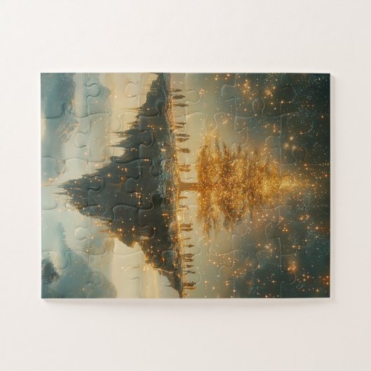 Floating Christmas Tree Puzzle ジグソーパズル (横)