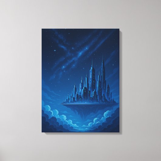 Floating City Wall Art – Sky Empire キャンバスプリント (正面)