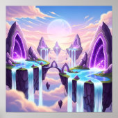 Floating Crystal Kingdom above the Clouds ポスター (正面)