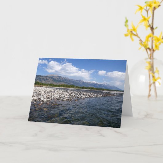 Floating Down the Snake River II カード (黄色い花)