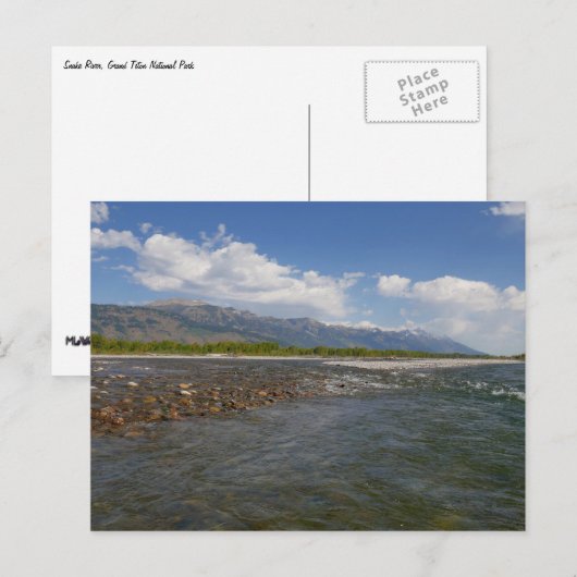 Floating Down the Snake River II ポストカード (正面/裏面)