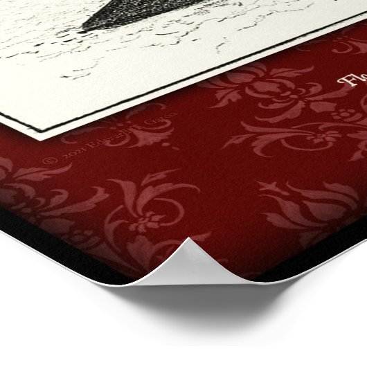 Floating Dungeons Poster - Albert Robida, 1893 ポスター (角)