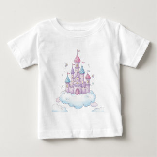 Floating Fairy Castle – Whimsical Kids’ Fantasy ベビーTシャツ