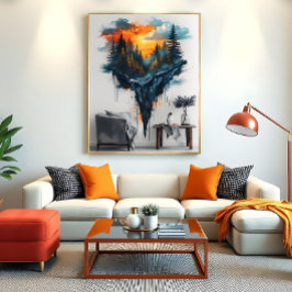 Floating Forest Dreamy ポスター