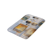 Floating Geometric Marvels Over Water バスマット (アングル)