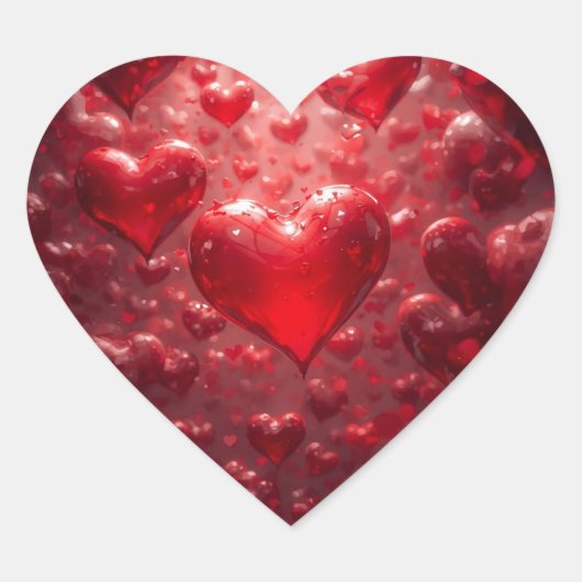 FLOATING HEARTS ハートシール (正面)