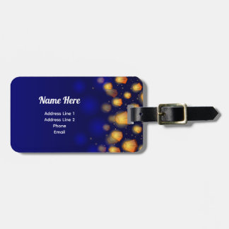 Floating Lantern Family Vacation Luggage Tag ラゲッジタグ