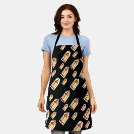 Floating Lantern Glow Apron-Cozy Aesthetic Design エプロン