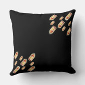 Floating Lantern Glow Pattern Cozy Aesthetic Decor クッション (裏面)